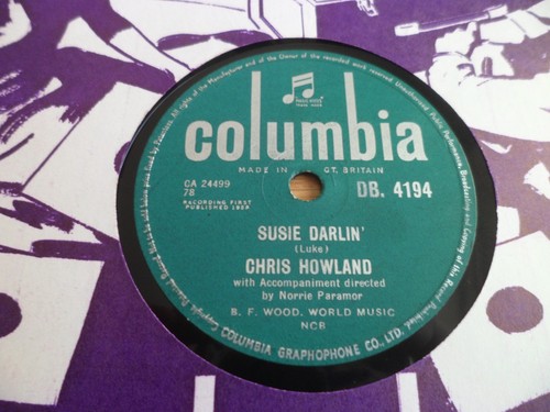 Chris howland susie - susie, darlin'