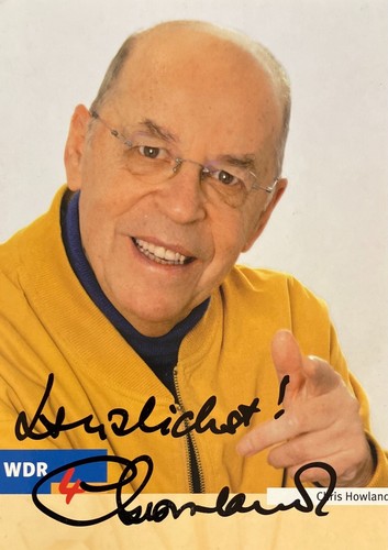 Autografo chris howland - howland, (2013