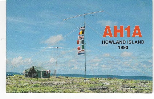 Scheda radio qsl - qsl, howland