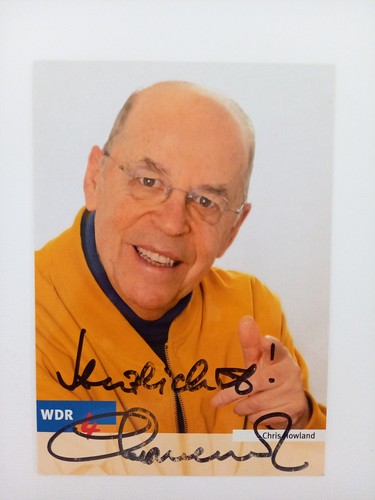Chris howland autografo - chris,