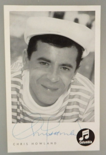 Autografo cantante tedesco - , e